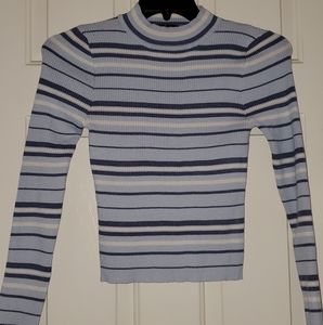 Ribbed Turtleneck Sweater